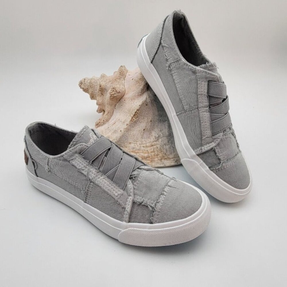 BUY ONE GETONE FREE Blowfish Malibu Marley slip on sneakers, Light Gray